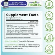 Why Not Natural Magnesium Complex Supplement - 120 Count