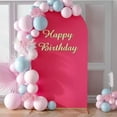 thumbnail image 2 of Arch Backdrop Stand and Cover Set, 7.2FT Metal Photo Balloon Arch Backdrop Stand for Wedding Birthday Party Baby Shower Ceremony Graduation Decoration, Fushia, 2 of 7