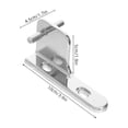 thumbnail image 2 of BRIGHTFUFU 2Ud Bisagra Pivot Para Puerta De Refrigerador Y Congelador Color Plata Con, 2 of 7