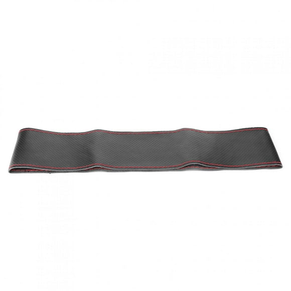 Steering Wheel Wrap Leather Steering Wheel Covers Sewing Steering Wheel Wrap Car Accessories 38cm/15in Car Steering Wheel Wrap Cover Full Perforated Leather Hand Stitching With