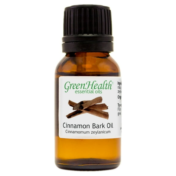 Cinnamon Bark Essential Oil 15 ml (1/2 fl oz) Glass Bottle w/ Euro Dropper