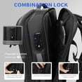 thumbnail image 5 of Vacuum laptop bag Compression Backpack Expandable, TSA-Approved Carry- Water-Resistant Design for Travel with air pump (Built in pump, Large), 5 of 6