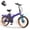 Purple, variant on Hunter Folding Electric Bike for Adults, 20"x 3.0" Fat Tire EBikes, 7-Speed Removable Battery EBicycle, 500W Motor 48V 13.5Ah 28MPH 65Mi Max Range, Black with Free Phone Bag