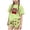 Green, variant on Cethrio Girls Summer Outfit Sets 2 Piece, Crew Neck Soft Short Sleeve Kids' Clothing Sets Beige Size 10-12
