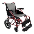thumbnail image 1 of Silla de ruedas manual ergonómica ultraligera Karman Healthcare S-115-TP, color plata perla, ancho del asiento de 45 cm, 1 of 5