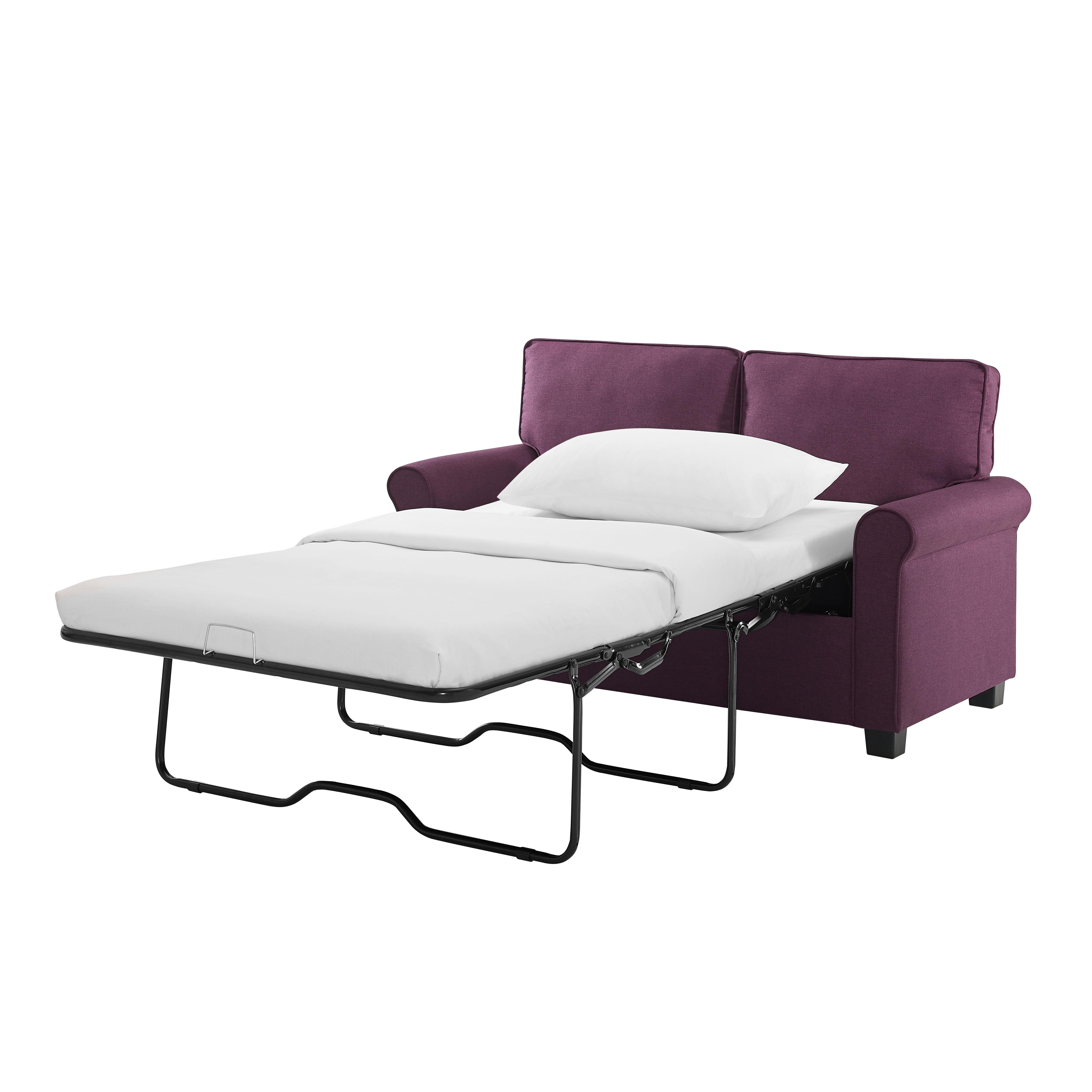 Mainstays loveseat sleeper with memory foam mattress deals