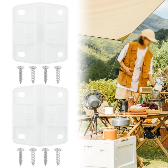 For COLEMAN COOLER PLASTIC HINGE SET REPLACEMENT 2x HINGES 8x SCREWS 5283-1141