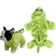 thumbnail image 1 of Invierno Coral polar verde mascota cuatro pies dinosaurio disfraz ropa cálida ropa para perros gatos, 1 of 8