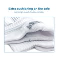 thumbnail image 5 of G&Y Women's Athletic Ankle Socks (10 Pairs), White, L-XL, 5 of 7