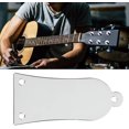 thumbnail image 2 of Yazoeia 3 Holes Metal Bell Shaped Guitar Truss Rod Cover Les Paul Truss Rod Cover for Epiphone LP Les Paul Electric Guitar(silver) CJC912-152756, 2 of 9