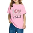 thumbnail image 1 of Xihbxyly Camiseta con Estampado Escolar, Bonita Camiseta de Cuello Redondo, Tela Suave y Transpirable, Ropa Informal, Conjunto de Verano para Niñas, Ropa Escolar Diaria, de 3 a 14 Años, Un Regalo de, 1 of 6