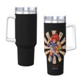 thumbnail image 3 of Vaso de acero inoxidable con aislamiento al vacío de 40 oz, serie animada Thundercats, con tapa y pajita para agua, té helado o café, 3 of 8