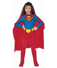 New child girl Halloween costume super hero cape & mask wonder women inspired 