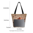 thumbnail image 3 of Salouo Coffee Beans Chocolate Splash for Shoppers Tote for Women Foldable Handbags with Big Capacity Casual One-Shoulder Shopping Bag Hobo Bags Fit for Office/Shopping/Park, 3 of 6