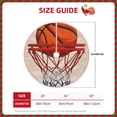 thumbnail image 2 of Xecao Basketball Shot Pattern Christmas Tree Skirt Round Xmas Tree Mat Base Cover for Holiday Home Decorations-48", 2 of 6
