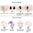 thumbnail image 5 of 4pcs Push Up Sticky Bras For Women, Backless Invisible Bra Adhesive Bra Breast Lift Tape Reusable Nipple Covers, 5 of 5