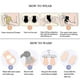 thumbnail image 5 of 4pcs Push Up Sticky Bras For Women, Backless Invisible Bra Adhesive Bra Breast Lift Tape Reusable Nipple Covers, 5 of 5