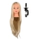 thumbnail image 2 of Cabeza de Modelo Maniquí de Peluca Soporte de Formación de Estilo de Cabello 26in rubia, 2 of 8