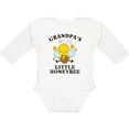 thumbnail image 3 of Inktastic Cute Bee Grandpa's Little Honeybee with Stars Boys or Girls Long Sleeve Baby Bodysuit, 3 of 5