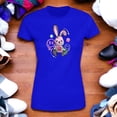 thumbnail image 3 of Playera Blusa Con Estampado De Conejo Kawai Con Caras Fantasmas Ropa Para Mujer Color Azul Talla Chica Marca Emil SaEs, 3 of 4