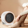 thumbnail image 2 of GGdda Air Heater Space Heater for Indoor Use 1200W/800W Electric Desk Heaters with Thermostat 2 Heat Settings Fast Heat Portable Mini Space Heater for Home Bedroom Office Desk (Clearance), 2 of 9