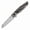 Gray, variant on Kansept Cru Folding Pocket Knife 3.46''Damascus Blade,Titanium and Carbon Fiber Handle,K1092A4