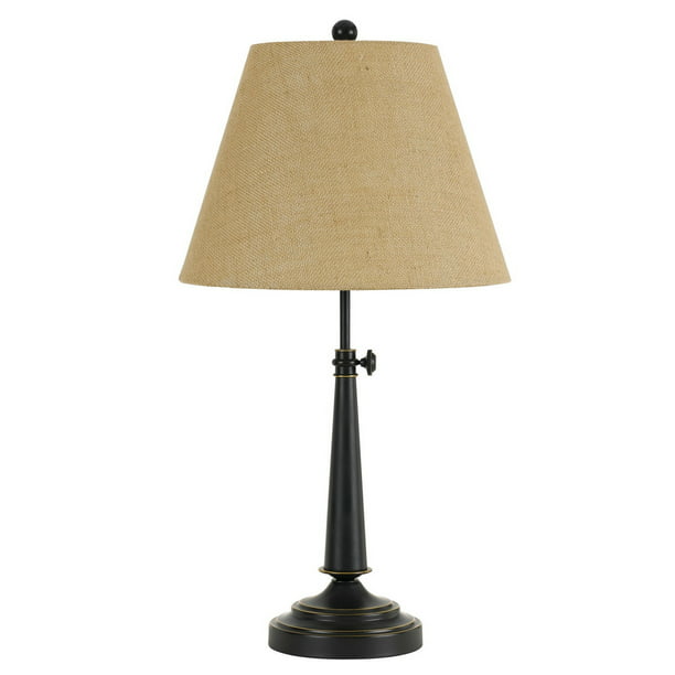 Tapered Fabric Adjustable Table Lamp, Adjustable Table Lamp Base