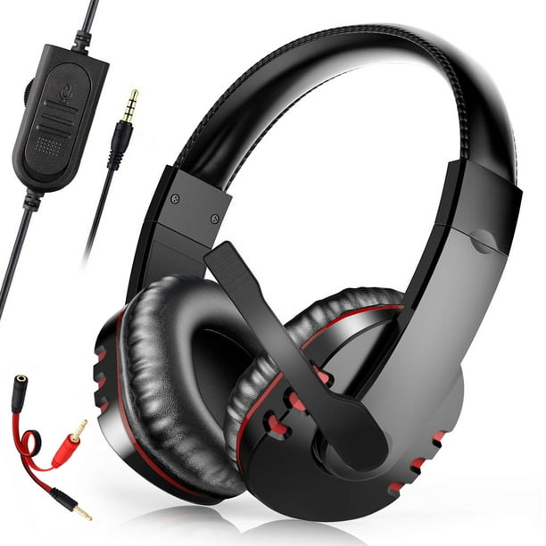 Jakke petulance kaos Gaming Headset with Mic for PS4, PS5, PC, Xbox One, EEEkit Surround Sound  Noise Cancelling Over Ear Headphones with Soft Memory Ear Pads Compatible  with Laptop Tablet Mobile Phone Computer - Walmart.com