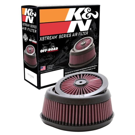 K&N Performance Powersports High-Flow Engine Air Filter: Washable, Multi-Layer Protection, Engineered to Boost Horsepower, YA-2506XD