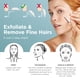 thumbnail image 2 of Kit de cuidado facial apilado de dermaplaning con 7 cuchillas y funda, 2 of 8