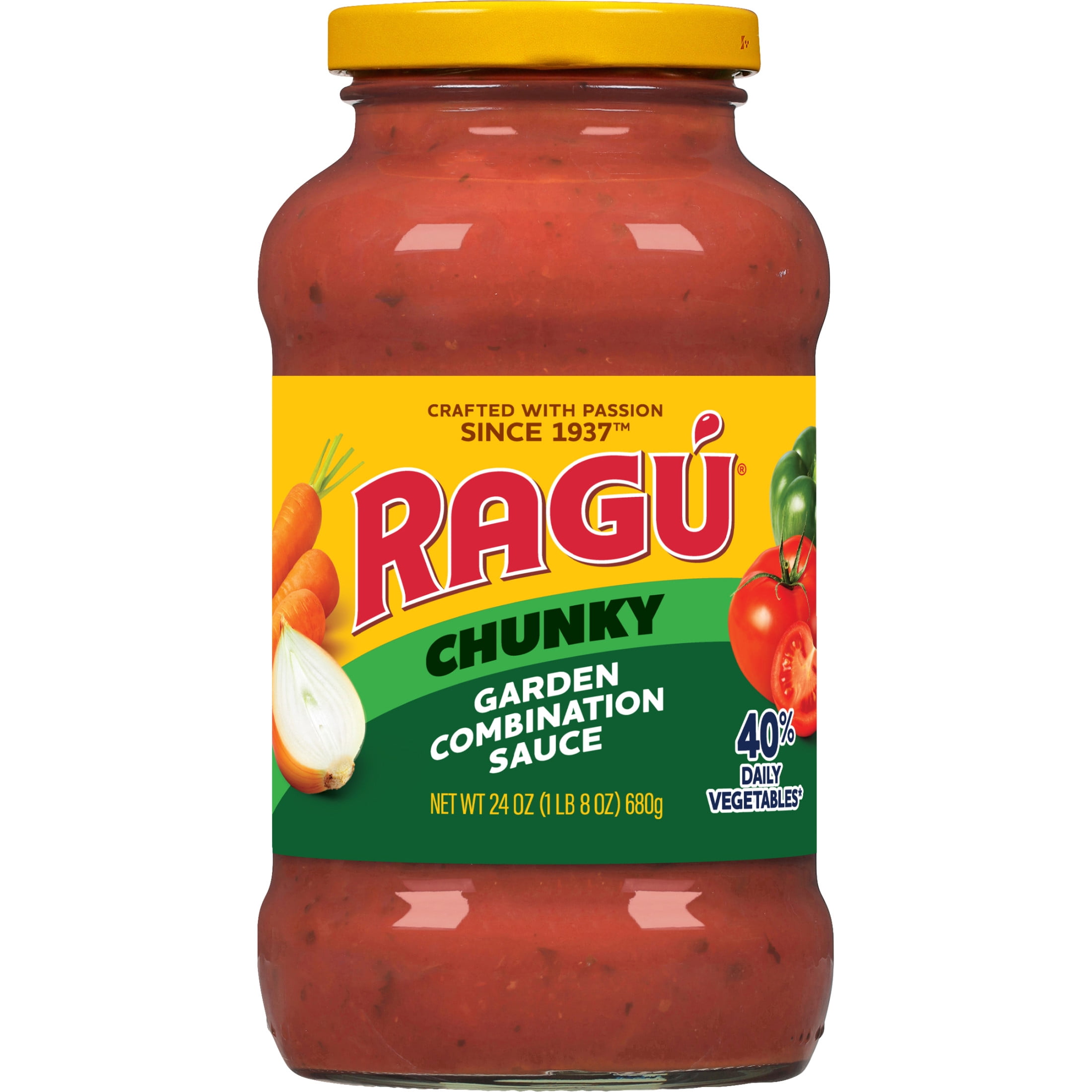 【Ragu】 Ragu Chunky Garden Pasta Sauce with Tomatoes Onions Celery