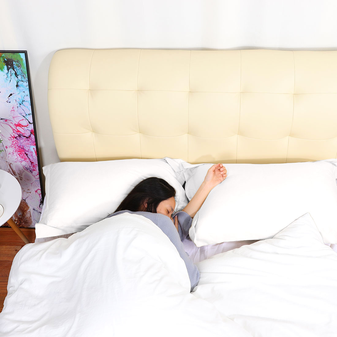 Unique Bargains Pillowcases Soft Microfiber Pillow Shams Set of 2 King White