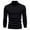 Black, variant on Men's Basic Solid Turtleneck Knitted Pullover Sweaters Slim Fit Long Sleeve Fall Winter Casual Baselayer Jumper Tops
