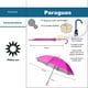 thumbnail image 2 of Paraguas con Sistema Semi-Automático Protección UV Color Rosa, 2 of 6
