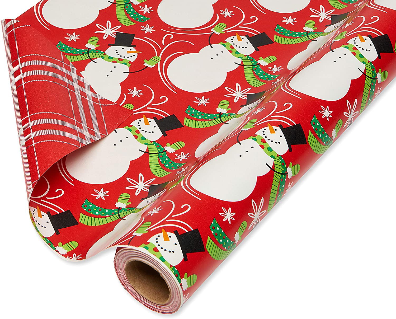 Penguin Reinde Kids Snowman 4 x 10m Christmas Wrapping Paper Rolls Santa 