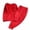 Red, variant on Maplenight 2 Piece Womens Fleece Pajamas Set Crew Neck Long Sleeve Pjs Thermal Soft Tops & Elastic Waist Cuffed Pants Lounge Set