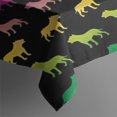 thumbnail image 3 of Rainbow Puppy Rectangle Tablecloth 60"x84",Waterproof Polyester Rectangle Table Cloth, Wipeable Spillproof Polyester Tablecloth for Dining, Camping, Indoor and Outdoor, 3 of 5