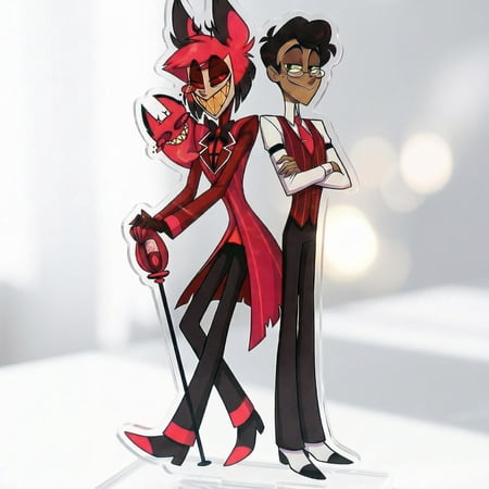 Hazbin Hotel Alastor Standee, Alastor Desk Decor, alastor fans art gift (1 standee)