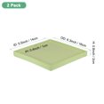 thumbnail image 2 of Uxcell 2-Pack Platillo de Cerámica para Plantas, Bandeja Captadora de Agua de 6.3 Pulgadas, Platillos para Macetas de Plantas de Interior [Cuadrado Verde Matcha], 2 of 7