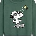 thumbnail image 3 of Peanuts - Faces of Snoopy -Women's Lightweight French Terry Long Sleeve Shirt, 3 of 6