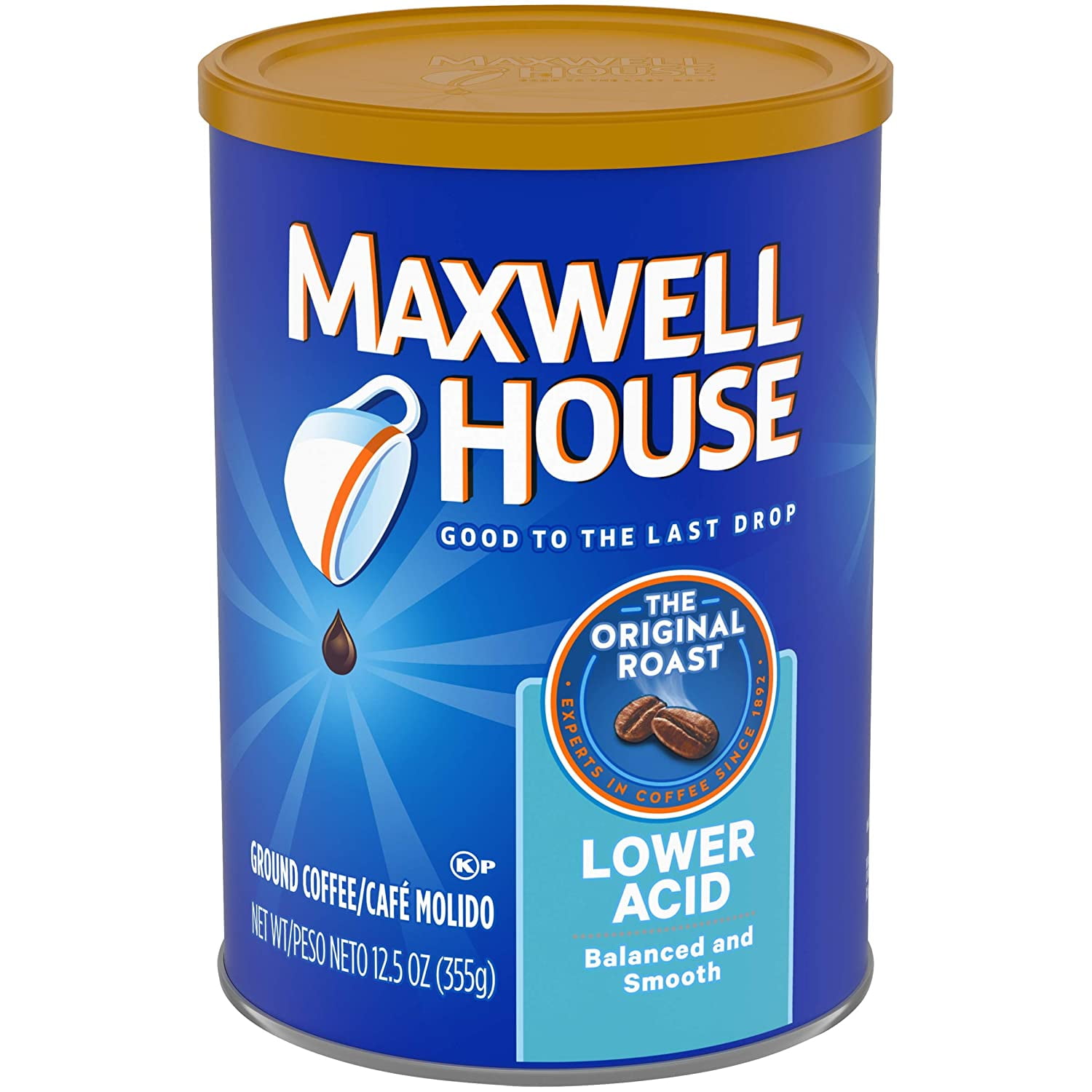 Maxwell House Lower Acid Original Medium Roast Ground Coffee (12.5 oz