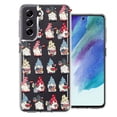 thumbnail image 1 of MUNDAZE Samsung Galaxy S21 FE USA Fourth Of July American Summer Cute Gnomes Patriotic Parade Double Layer Phone Case Cover, 1 of 4