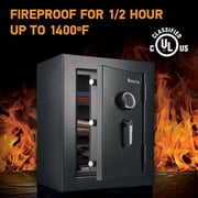 SentrySafe EF3428E Large Fire/Water Resistant Safe with Digital Keypad, 3.4 Cu-Ft., Black