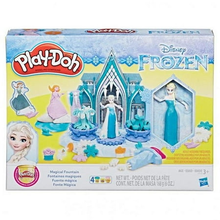 Hasbro HSBE1938 Play-Doh Frozen Magical Fountain, 4 Count
