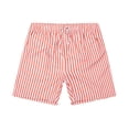 thumbnail image 1 of Mens Pantalones Casuales Raya Impresión Cordón Cortos de Cintura Elástica, Pantalones de Cintura Elástica para Hombre, 1 of 2
