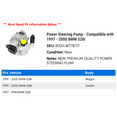 thumbnail image 2 of Power Steering Pump - Compatible with 1997 - 2000 BMW 528i 1998 1999, 2 of 3