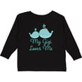 thumbnail image 3 of Inktastic My Gigi Loves Me Boys or Girls Long Sleeve Toddler T-Shirt, 3 of 5
