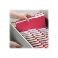 thumbnail image 5 of Smead - Fichier à Barre Plate - pour Lettre - à Onglets - Rouge (Lot de 50), 5 of 5