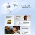 thumbnail image 4 of Versión global Xiaomi Redmi Buds 5 Pro TWS Bluetooth 5.3 52dB Cancelación de ruido Auriculares inalámbricos Hi-Res Hi-Fi LDAC, 4 of 5