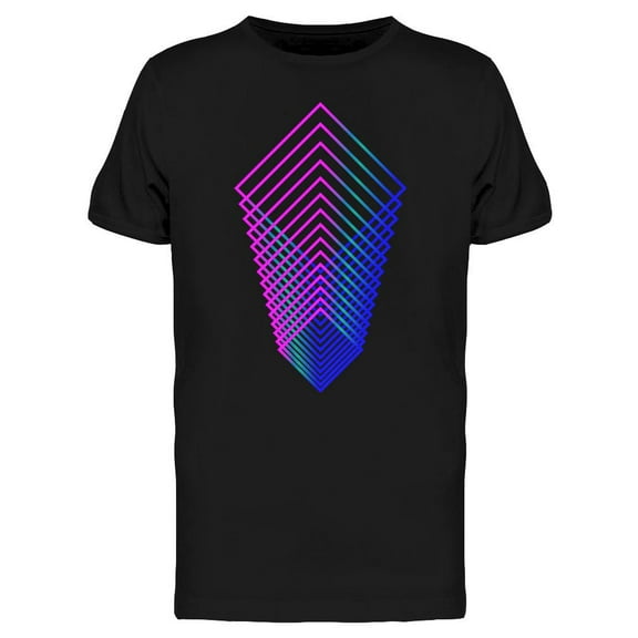 Neon Square Fusion T-Shirt Men -Image by Shutterstock, Male XX-Large